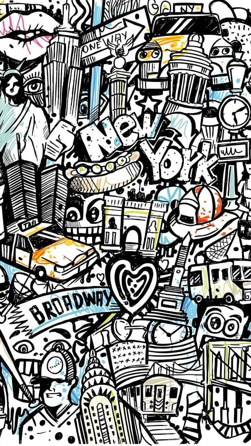 Doodle Art, doodle iphone HD phone wallpaper