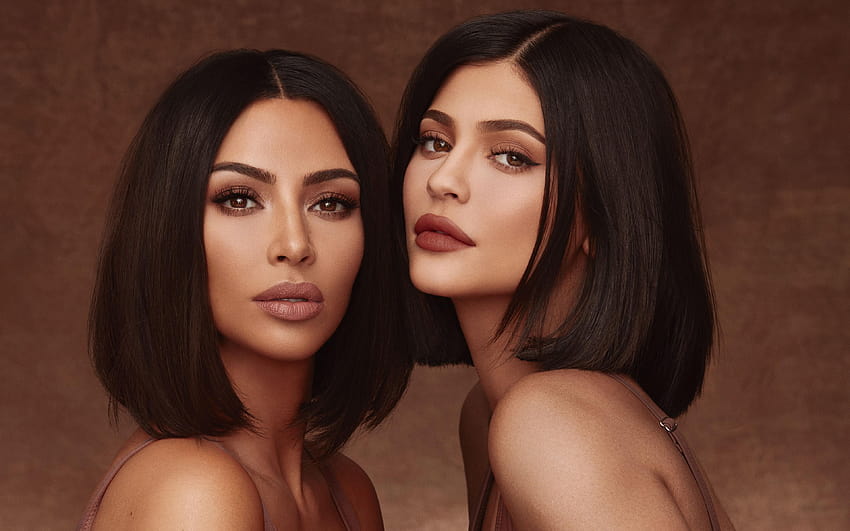 Kim Kardashian, Kylie Jenner, 2019, kylie jenner 2019 HD wallpaper