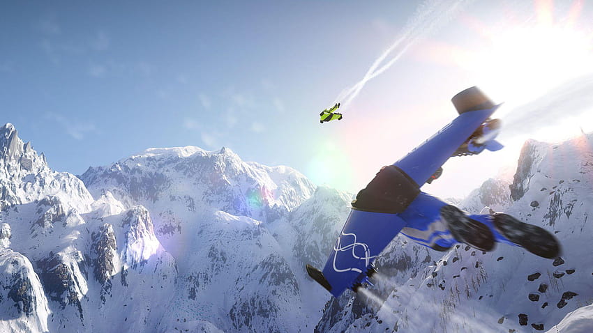 2048x1152 Steep Wing Suit 2048x1152 Resolution, wingsuit gliding HD wallpaper