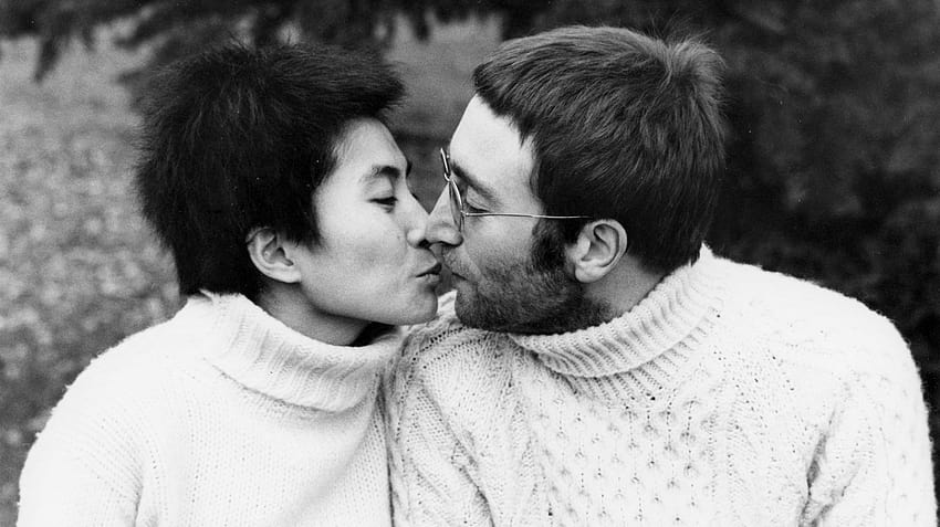 Rare 70s of John Lennon & Yoko Ono HD wallpaper