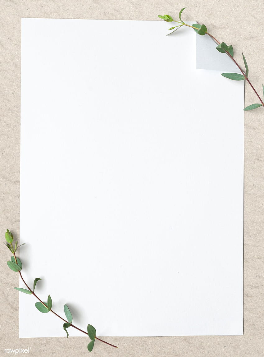 Blank Paper, blank page HD phone wallpaper