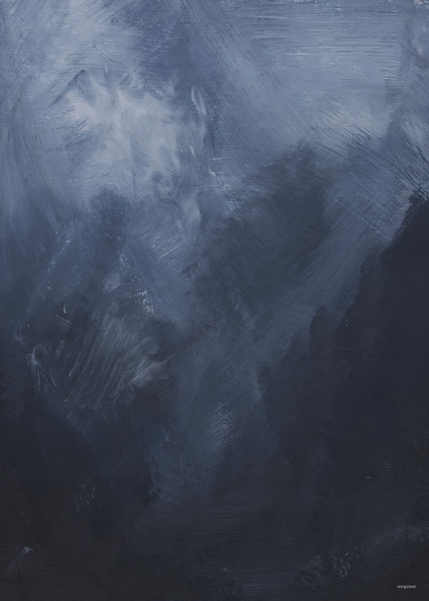 Dark Blue oleh wargstedt., blue grey aesthetic wallpaper ponsel HD