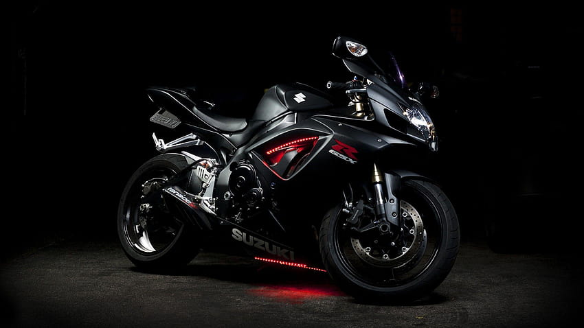 Черен мотоциклет, мотор HD тапет