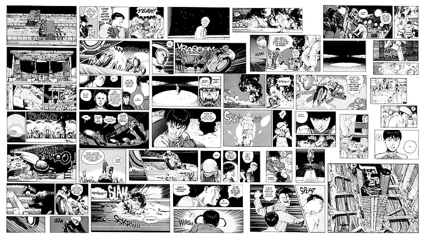 Akira Manga, panel manga Wallpaper HD