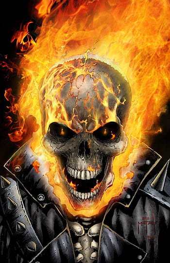 How To Draw Ghost Rider Ghost Rider Step by Step Drawing Guide by Dawn   DragoArt