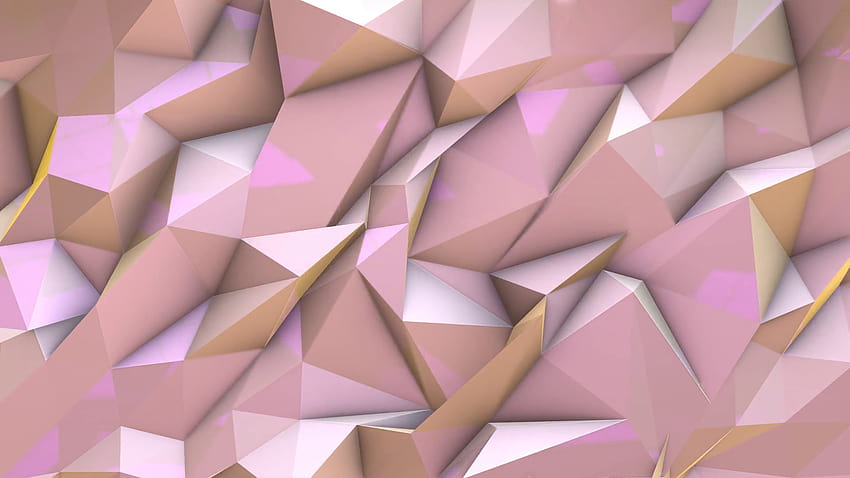 3d Render Motion Poly Futuristic Geometric Backgrounds Pink Motion