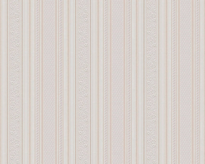 A.S. Création «Stripes, Beige, Cream, White» 765673, cream white HD wallpaper