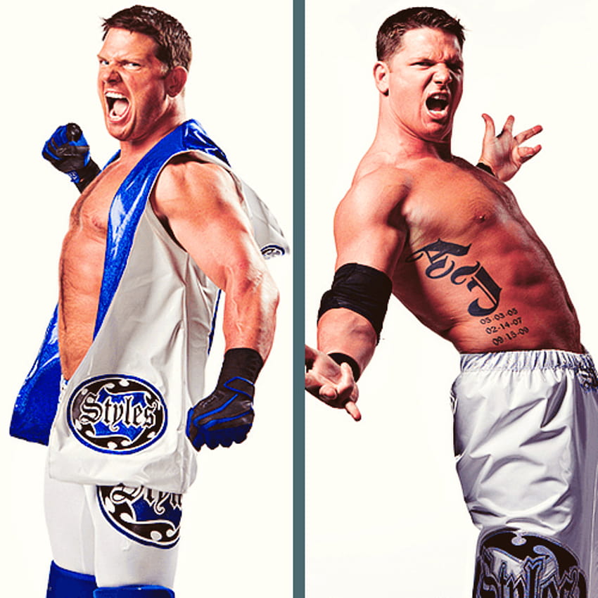 Ehemaliger TNA Impact Wrestling- und WWE-Superstar AJ Styles ..., TNA-Wrestling-Telefon HD-Handy-Hintergrundbild