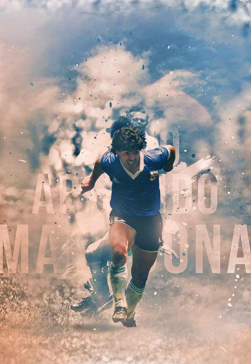 Diego Armando Maradona by Silja1993 – Forza27, maradona tribute HD phone wallpaper