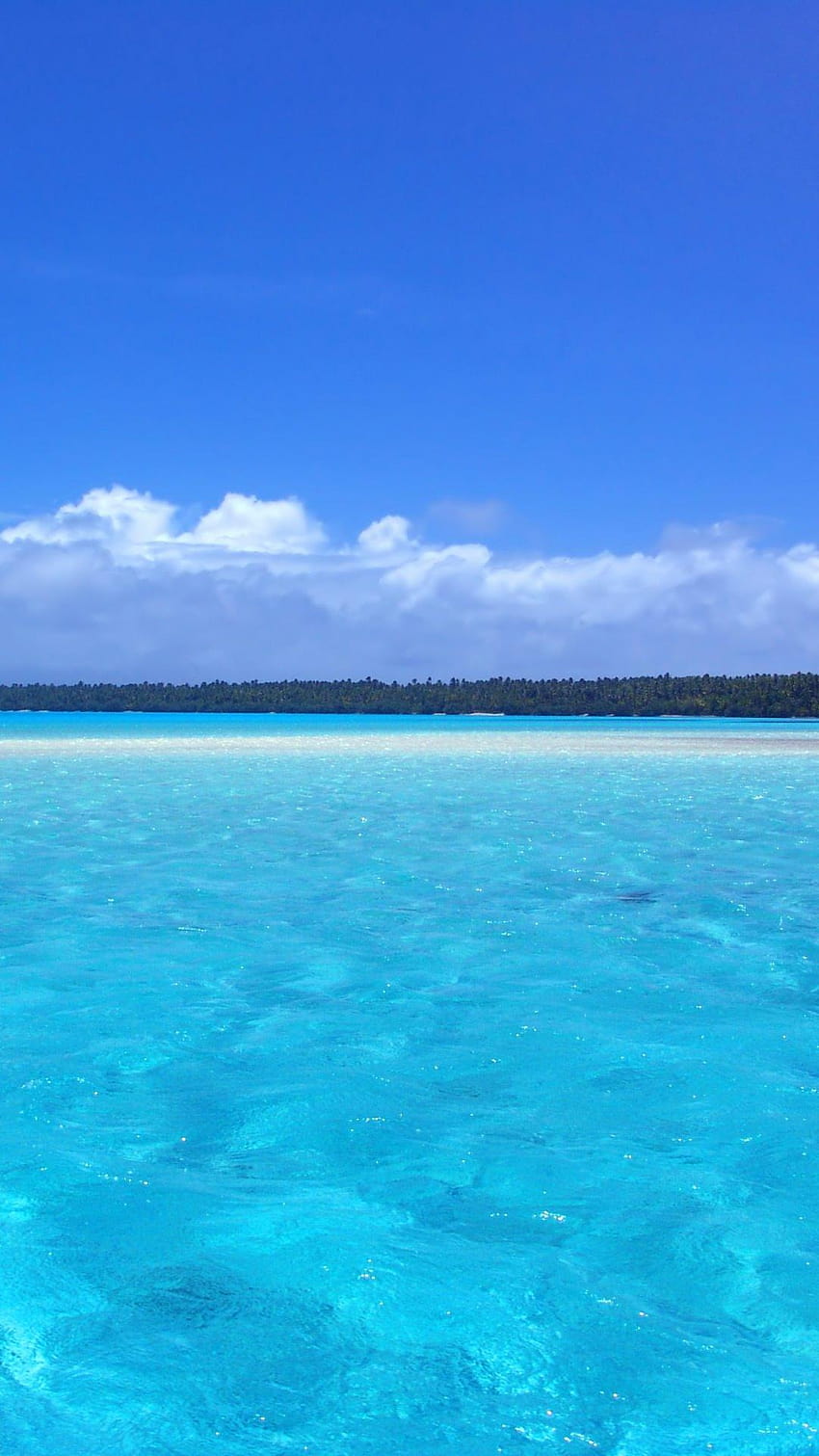 Paysage bleu de mer, laut Fond d'écran de téléphone HD