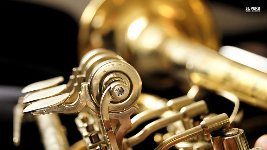 Jazz Trumpet and backgrounds HD wallpaper