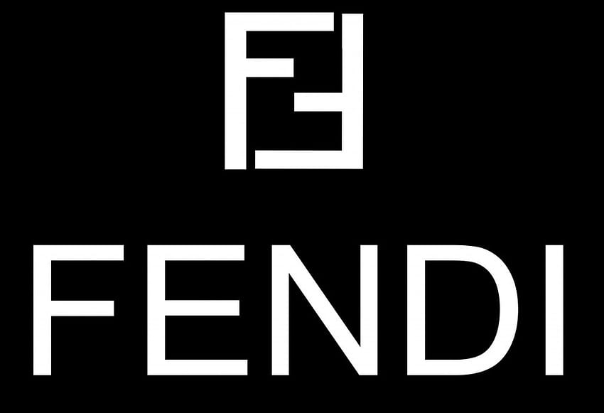 Fendi brand logo and HD wallpaper