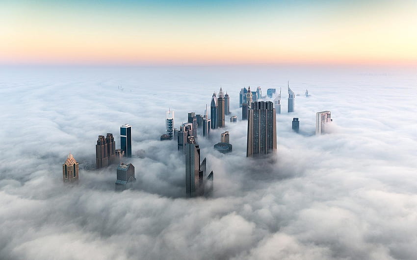 20 Amazing Aerial Shots of Dubai, downtown dubai cityscape HD wallpaper