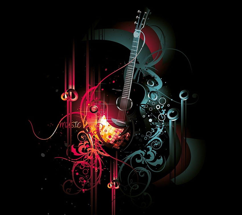 アブストラクト ギター グループ 72 アイテム、素晴らしい音楽アブストラクト 高画質の壁紙