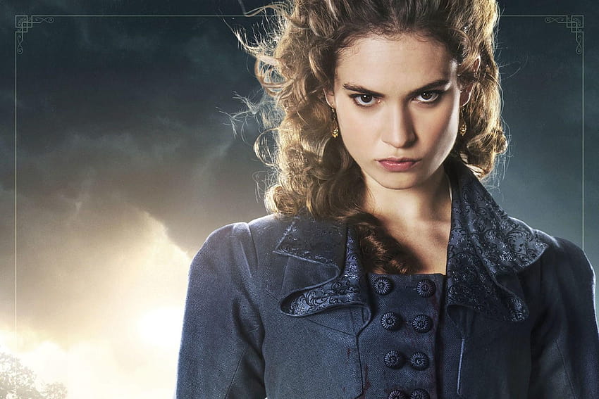 Actress Lily James In Pride And Prejudice And Zombies Movie HD wallpaper