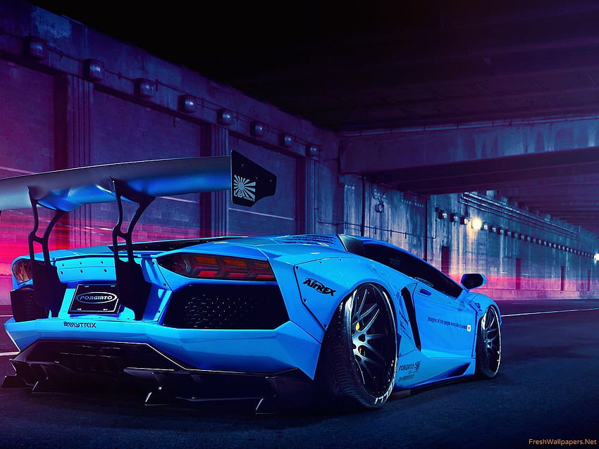 Blue Lamborghini, stradman HD wallpaper | Pxfuel