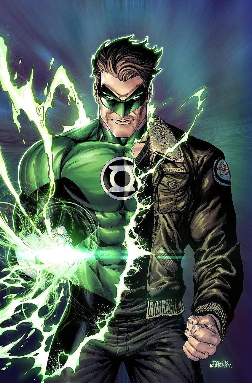 Hal Jordan, green lantern with carol ferris HD phone wallpaper
