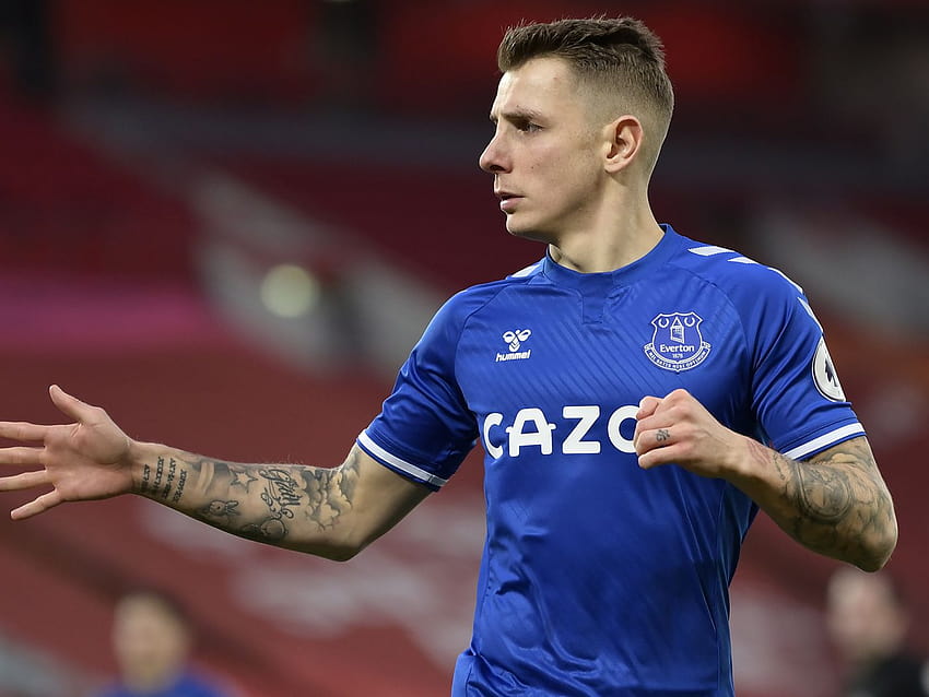 Lucas Digne ranks very highly in comparison with the best left backs in the Premier League HD wallpaper