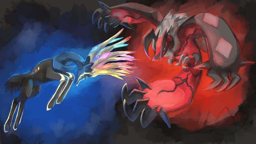 Xerneas vs Yveltal Pokemon X Y a298, pokemon yveltal HD wallpaper