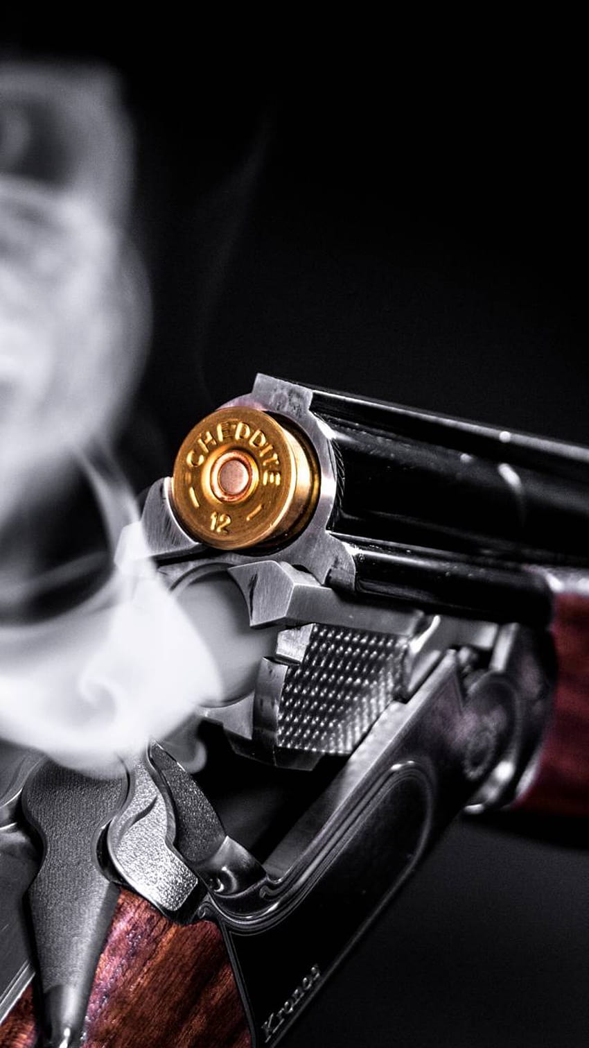 ปืนลูกซองสูบบุหรี่โดย Rado487 ปืนพกลูกโม่ วอลล์เปเปอร์โทรศัพท์ HD