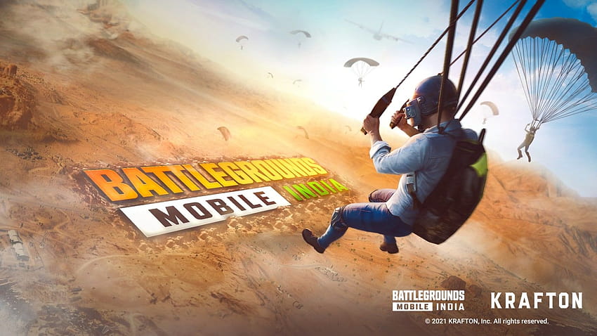 PUBG Mobile India zostanie uruchomiony jako „Battlegrounds Mobile India”, pole bitwy w Indiach Tapeta HD
