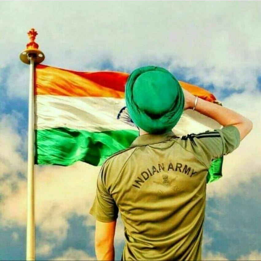 Instagram post by mukal jangral • Aug 15, 2018 at 3:22am UTC, indian army with flag HD wallpaper