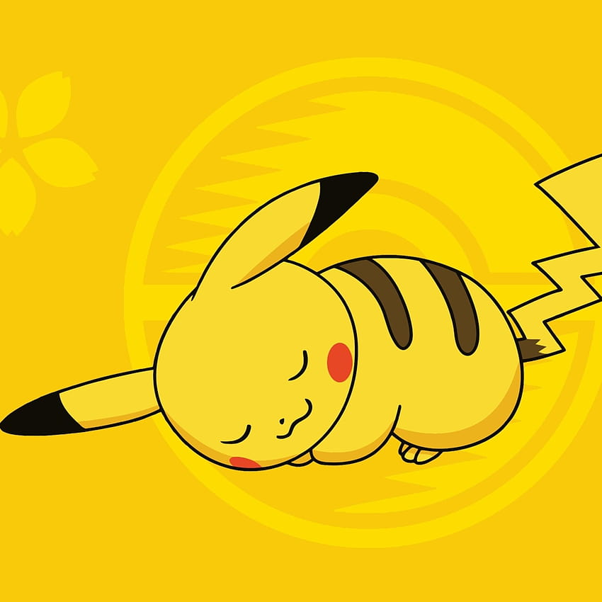 Sleepy Pikachu Toca para ver más Pokémon móvil genial fondo de pantalla del teléfono