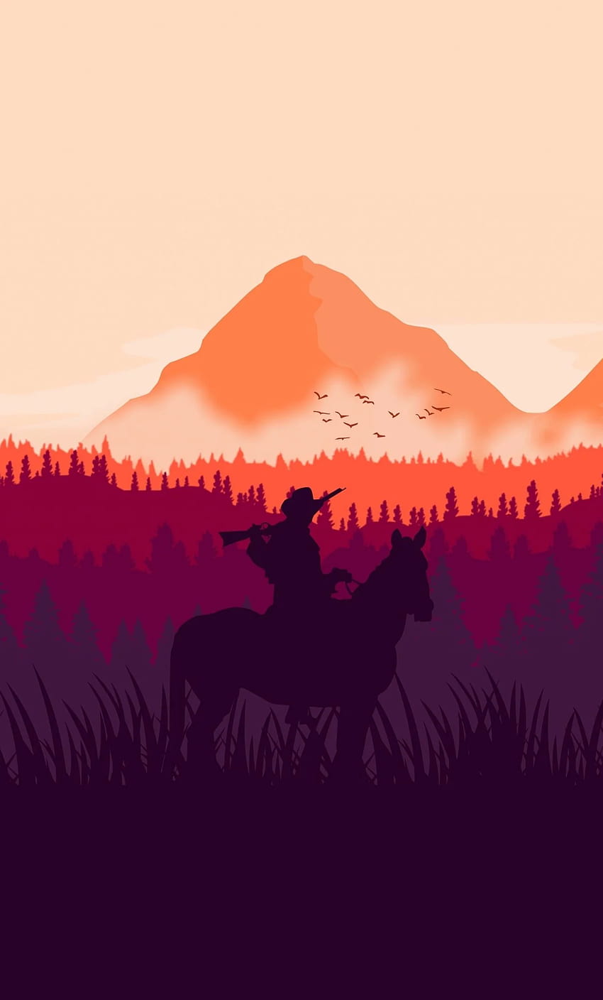 1280x2120 red dead redemption 2, horse ride, red dead redemption mobile HD phone wallpaper