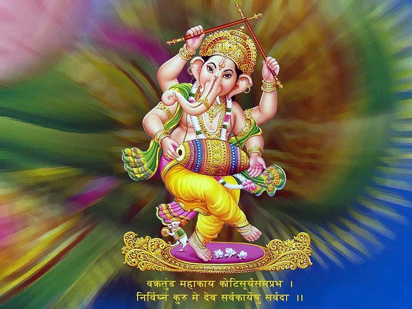 Danser Ganesha, ganapathi Fond d'écran HD