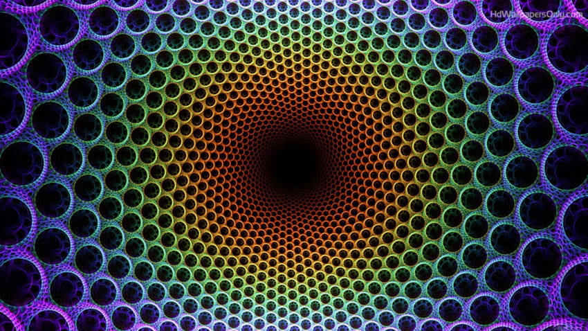 Hypnotic Swirl home screen, hypnotic, psycho, rainbow, swirl, HD wallpaper  | Peakpx