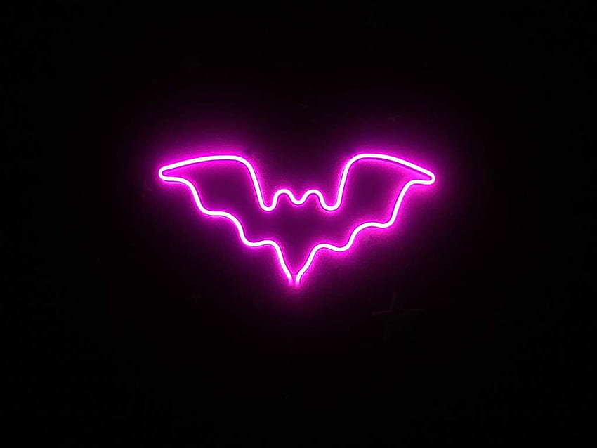 Target Halloween Bat Light, 핑크 네온 할로윈 HD 월페이퍼