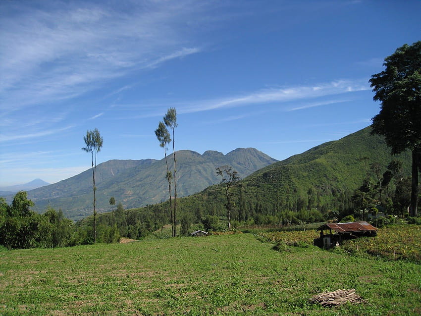 : Dieng-Plateau HD-Hintergrundbild