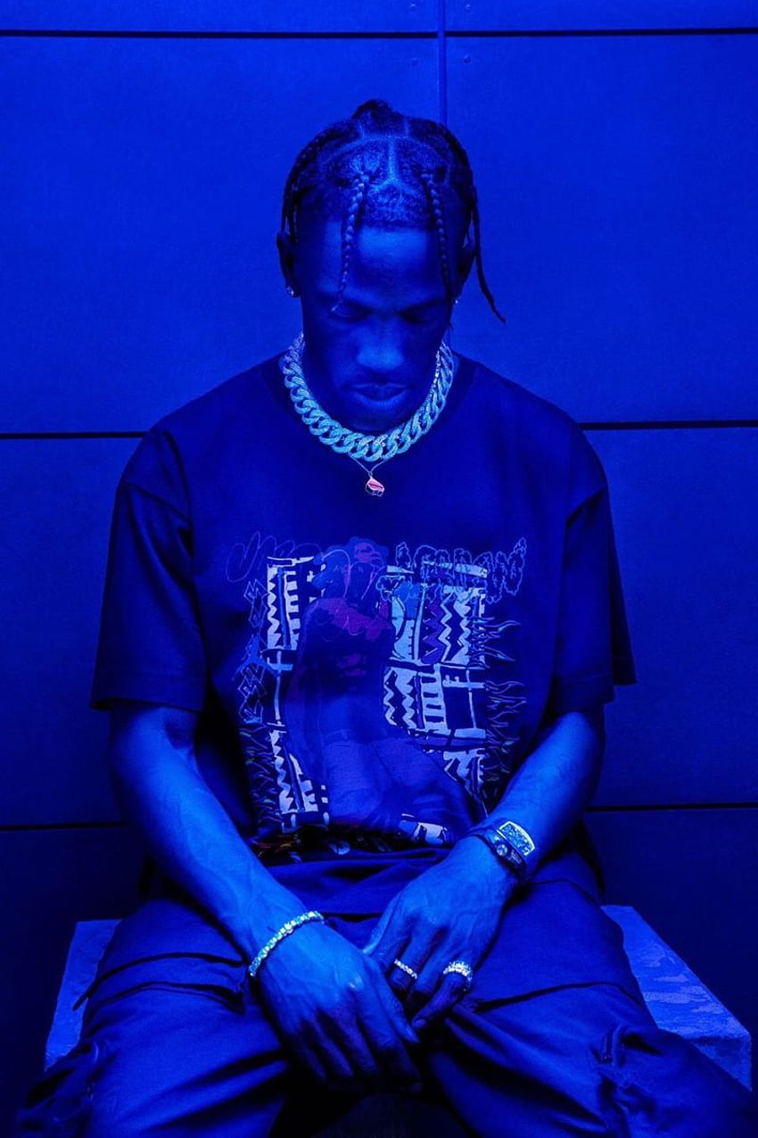 39 ideias azuis, rapper estética azul Papel de parede de celular HD