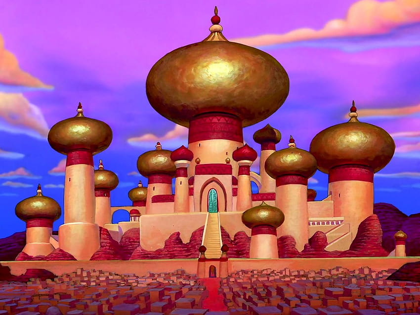7 idee del palazzo di Aladino, castello di Aladino Sfondo HD