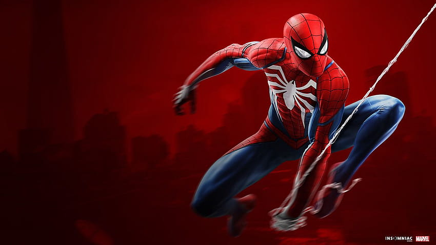 : Gioco Spider Man su PS4 1366x768 Sfondo HD