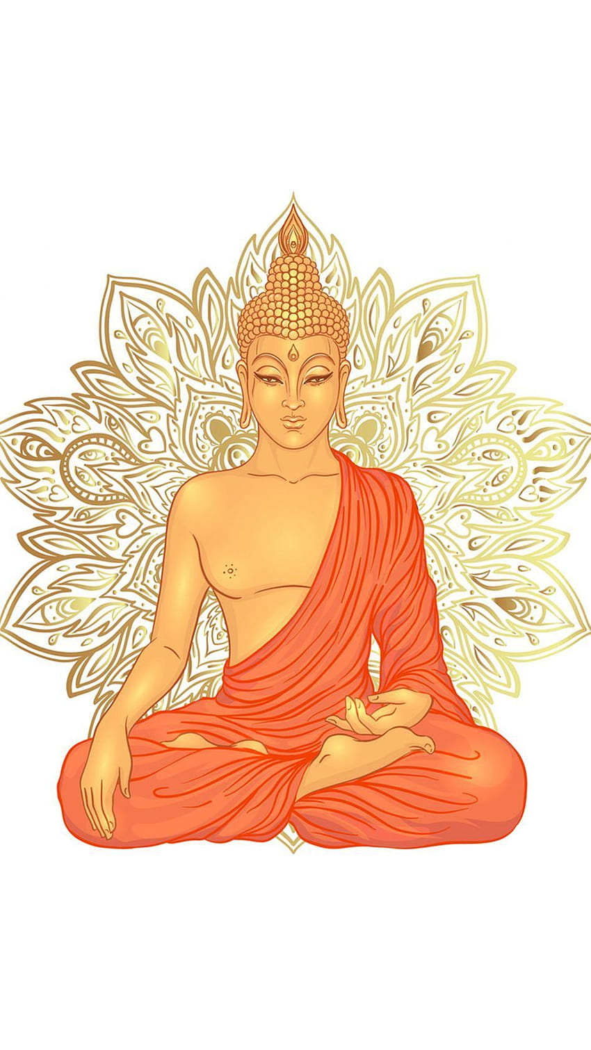 Lord Buddha Art, lord buddha mobile HD phone wallpaper