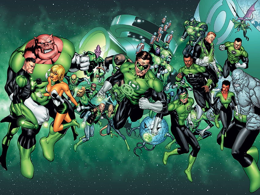 Grant Morrison ponownie wypuści Green Lantern DC tej jesieni z „policyjnym podejściem proceduralnym” do Hala Jordana, green lantern film hal jordan Tapeta HD
