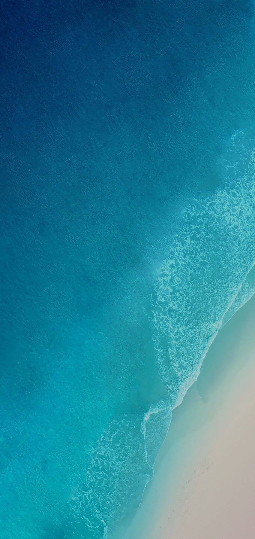 iOS 12 iPhone X Aqua blue Water ocean apple, iphone 12 Papel de parede de celular HD