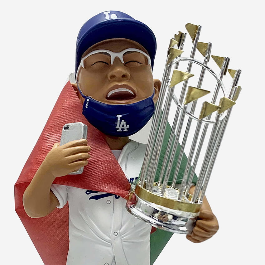 Julio Urias Los Angeles Dodgers 2020 World Series Champions Flag Celebration Bobblehead HD phone wallpaper