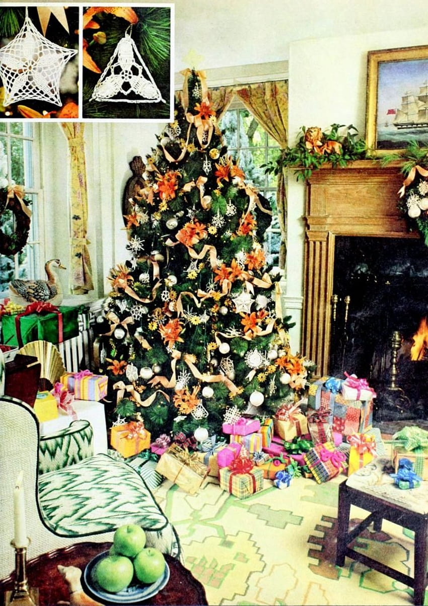 How did people decorate Christmas trees in the 70s? See 55 different ways HD phone wallpaper