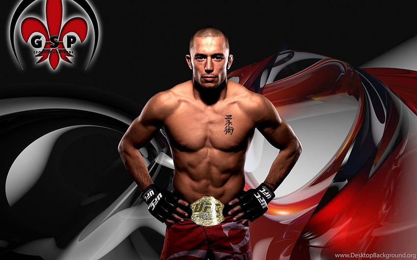 Georges St Pierre GSP UFC 8 фонове, ufc колан HD тапет