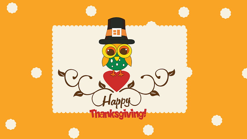 Happy Thanksgiving posted by Michelle Mercado, kawaii thanksgiving HD wallpaper