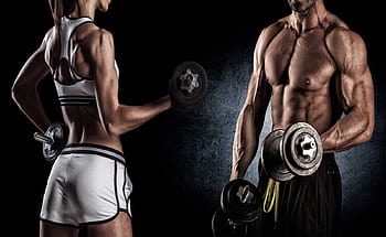 Couple gym workout HD wallpapers | Pxfuel