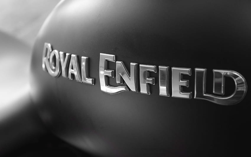 Logo Royal Enfield, Sepeda, Peluru, Royal, Enfield, hitam, putih • For You For & Mobile, royal enfield putih Wallpaper HD