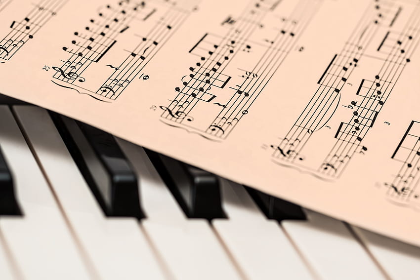 100 Amazing Musical Notes, music notation HD wallpaper