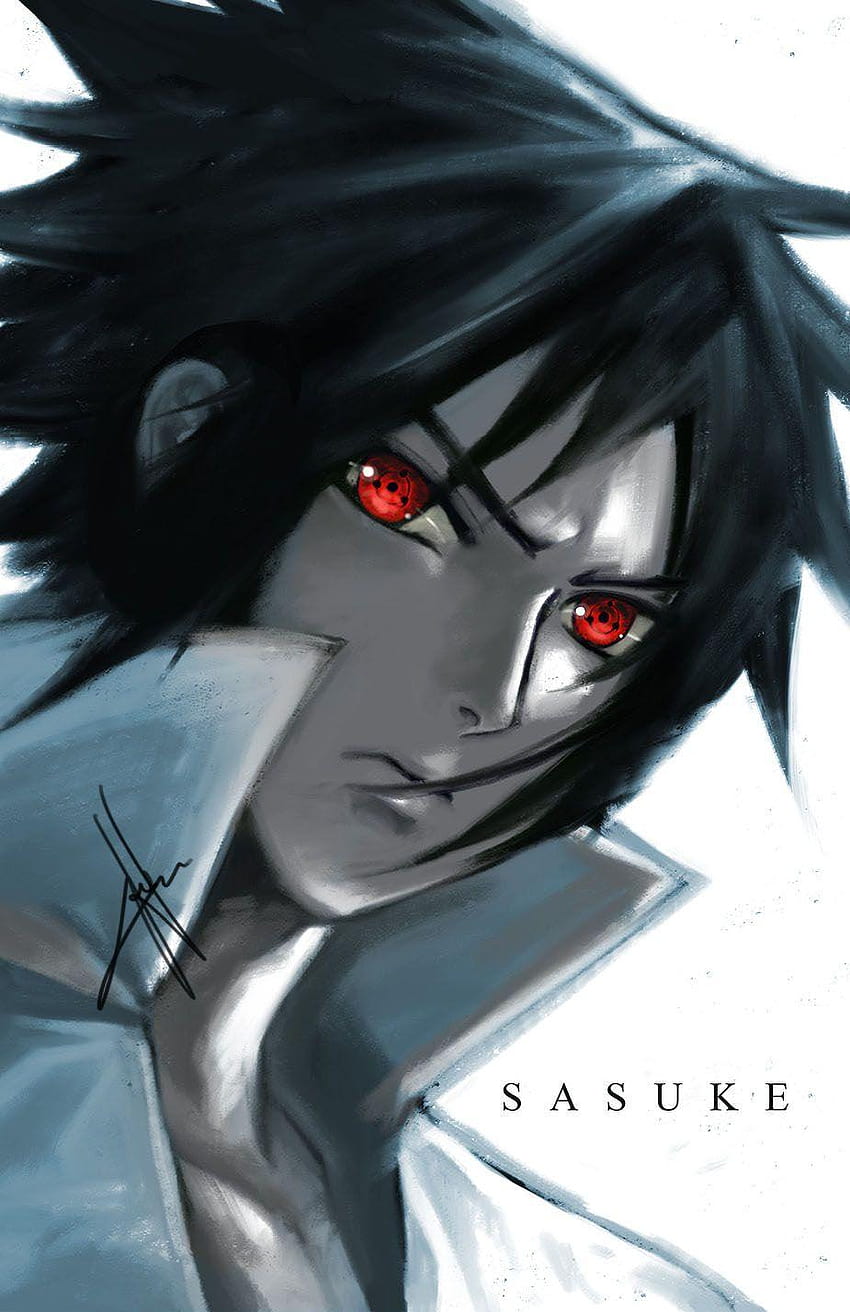 Oczy Sharingana, sasuke czerwone oko Tapeta na telefon HD