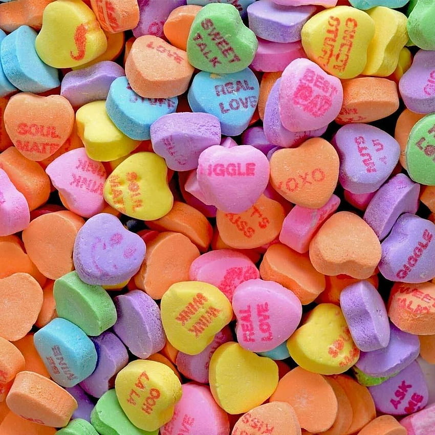 Candy Heart Phone Wallpaper Download  The Crafted Life