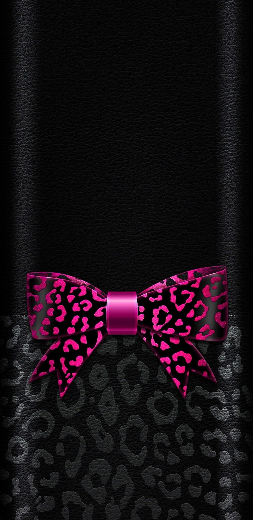 Black and pink bow, girly black iphone HD phone wallpaper