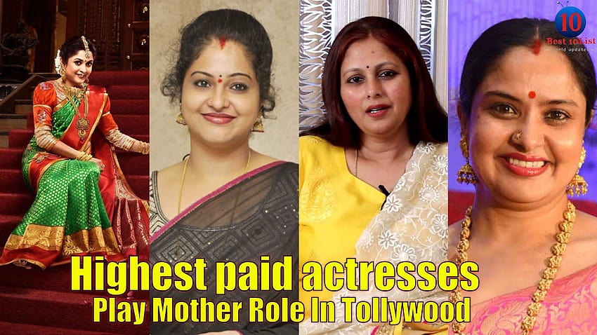 10 actrices les mieux payées, qui jouent le rôle de mère dans Tollywood Fond d'écran HD