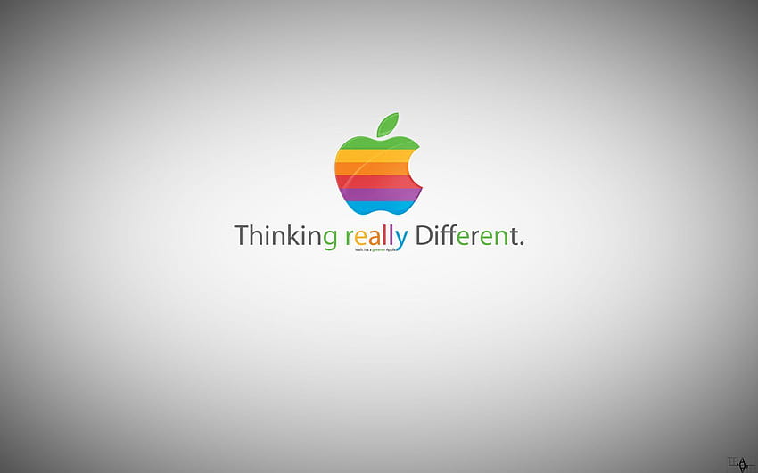 Piensa diferente Apple fondo de pantalla